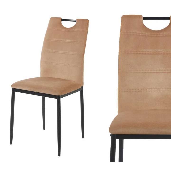 Fotoliu Furnitex K13-FX cappuccino, material velvet