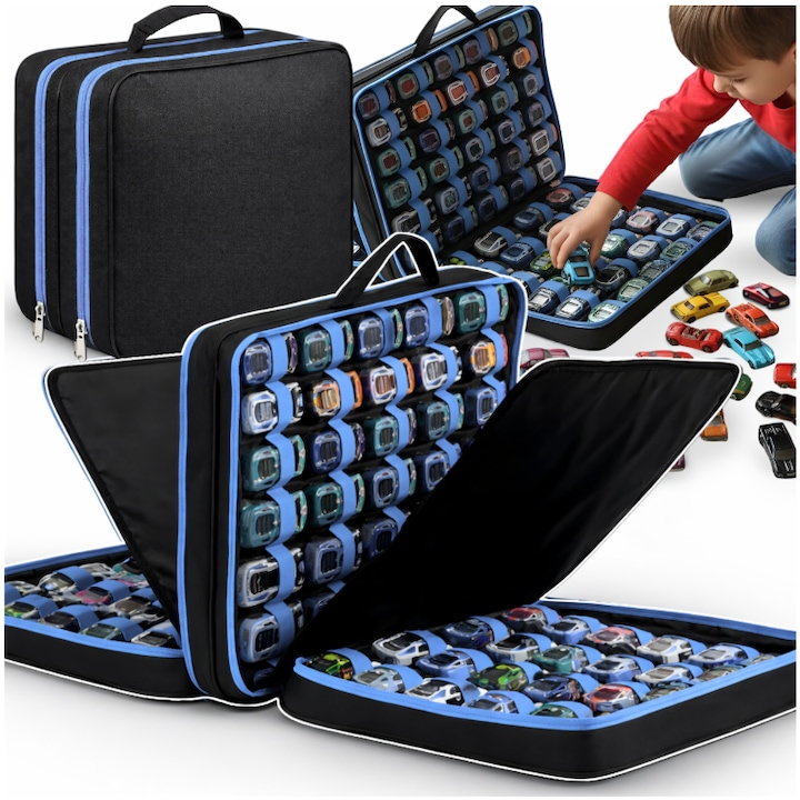 Organizator pentru jucarii, pentru 96 masinute, 30x45cm