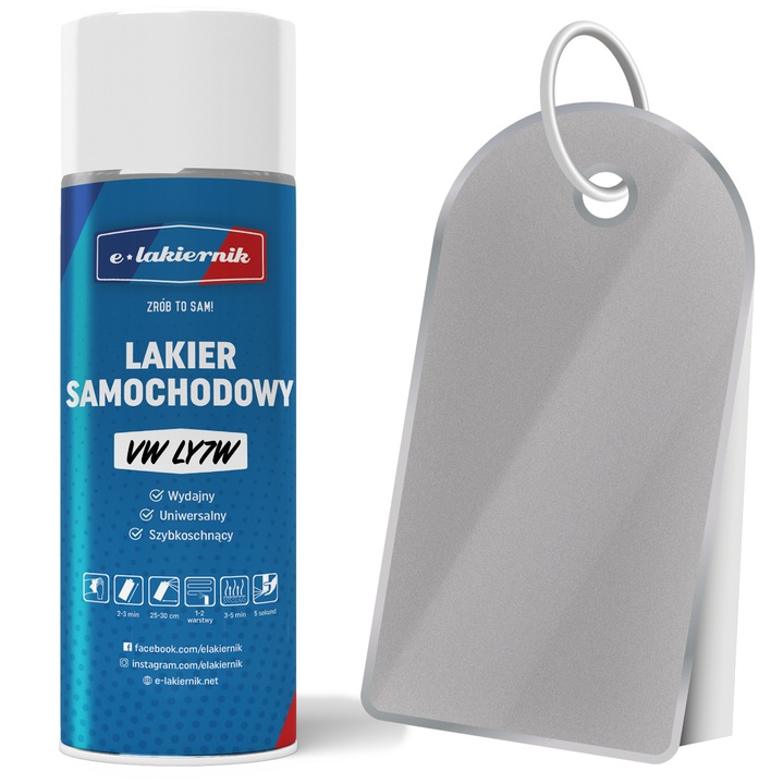 Vopsea auto Spray VW VOLKSWAGEN LY7W SILBERSEE Metalik 400ml