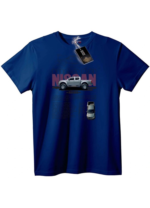 Tricou Nissan Navara, bleumarin, 7XL