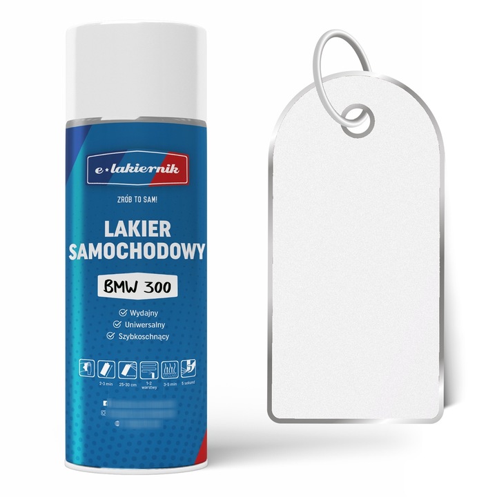 Autófesték, Lakier Samochodowy w Sprayu Oryginalny BMW, 300 Alpinweiss III