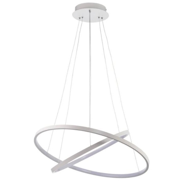 Висяща лампа, бяла, 36 W, 2 x интегрирани GoodHome Talberc