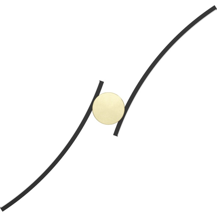 EGLO Aieta LED mennyezeti lámpa, 12W, 1450lm, semleges fény, IP20, fekete