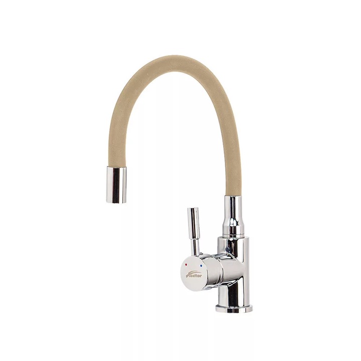 Baterie Bucatarie Flexibila Neagra – Robinet Chiuveta Monocomanda, Pipa Reglabila 360°, Inaltime Ajustabila, Aerator Economie Apa, Model Corin ZS-7012