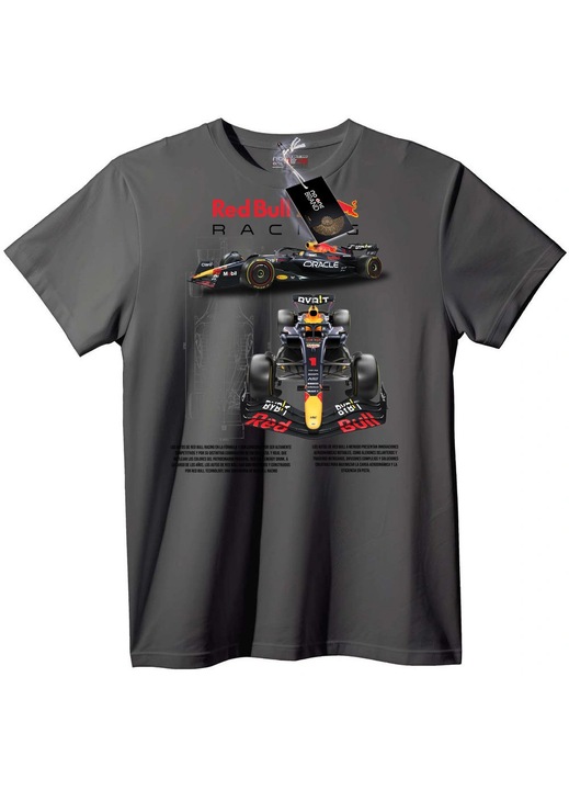 Tricou Red Bull Racing F1, Gri, 3XL