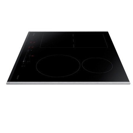 Plita incorporabila Samsung NZ64H57477K, Inductie, 2 zone de gatit+Flex Zone, Touch Control, 60 cm, Negru