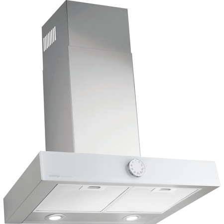 Hota incorporabila decorativa Gorenje Simlicity DTA6SY2W, Putere de absorbtie 618 mc/h, 1 motor, 60 cm, Inox