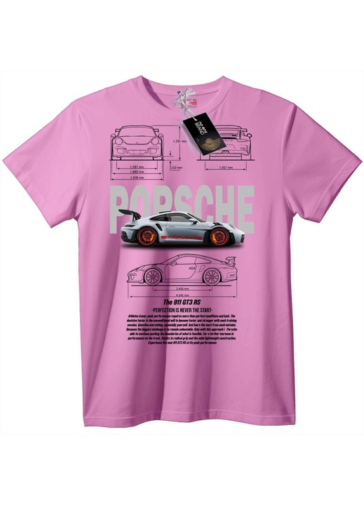 Tricou Porsche 911 GT3 RS Design, Roz, XS