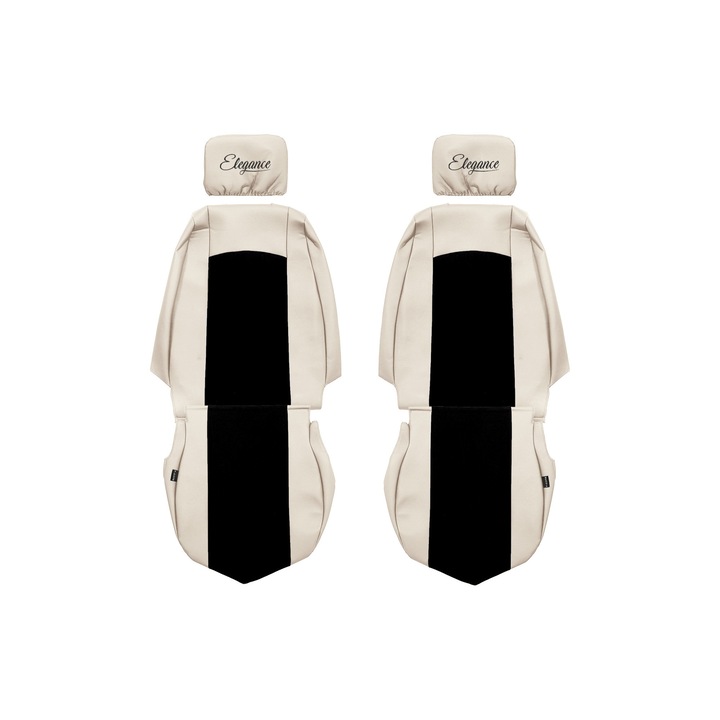 Huse scaune F-CORE ELEGANCE S 1+1 Sampanie, set 2 piese