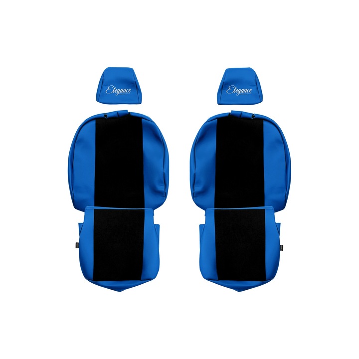 Huse scaune F-CORE ELEGANCE S, 1+1, Albastru, set 2 piese