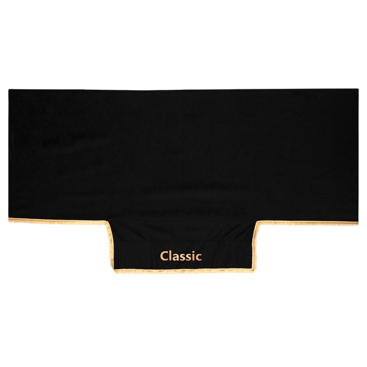 Fată de pat pentru camioane, F-CORE, serie CLASSIC, negru, 1 piesă