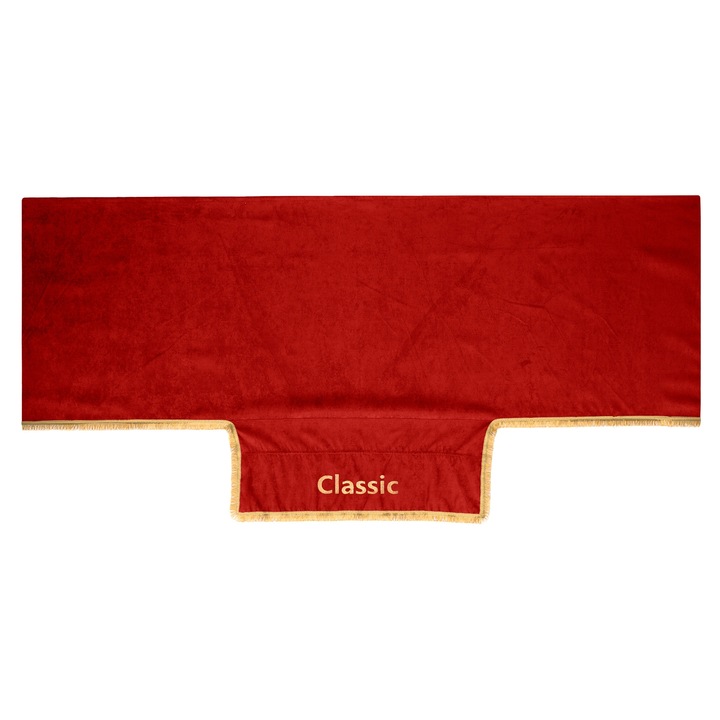 Fata de pat camion, F-CORE, serie CLASSIC, roșu, 1 piesă, cabina dormit