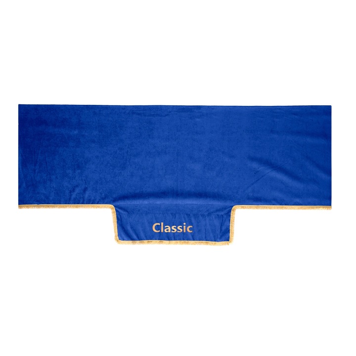 Fata de pat auto F-CORE CLASSIC, albastru, textil, 1 piesă, pentru DAF CF 01.06-12.20