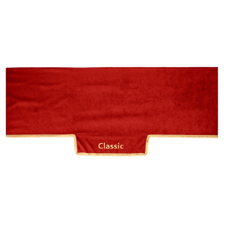 Fată de pat, F-CORE, CLASSIC, roșu, 1 piesă