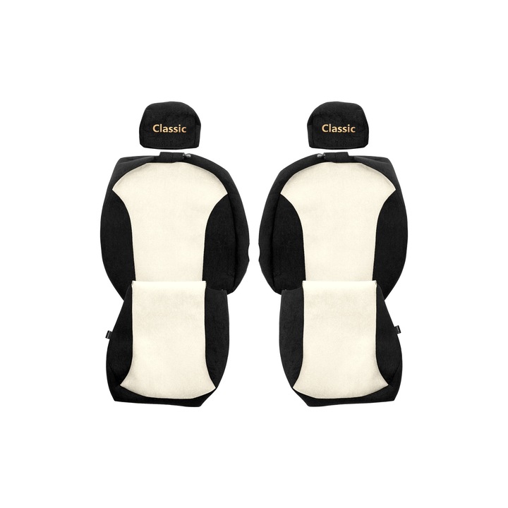 Huse scaune F-CORE, set 2 piese, Sampanie, 1+1