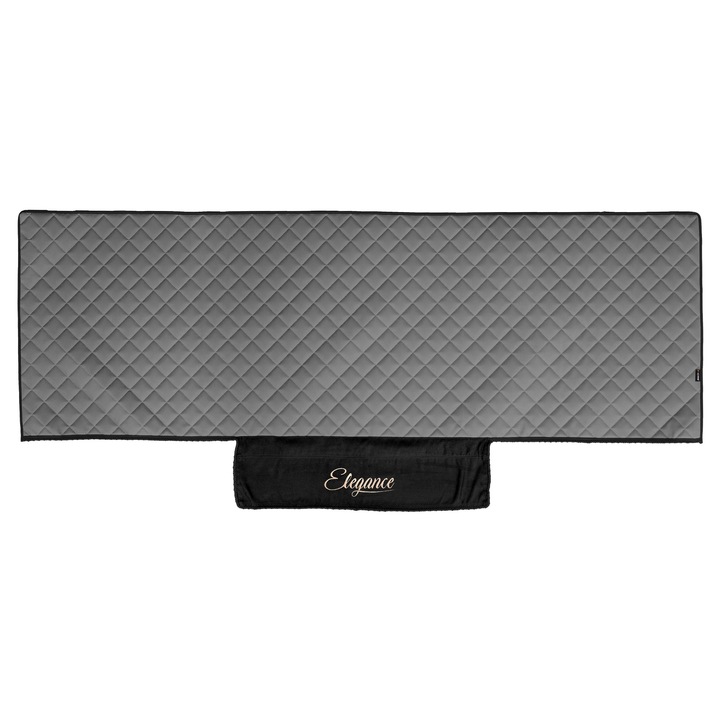 Husă pat camion F-CORE ELEGANCE Q, gri, piele ecologică, 1 piesă