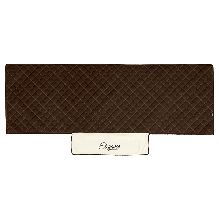 Husă pat camion F-CORE Elegance Q, cabina dormit, maro, piele ecologică, 1 piesă