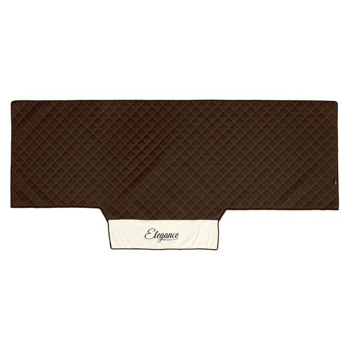 Husă pat inferior F-CORE ELEGANCE Q, piele ecologică, maro, pentru DAF XF 106 01.14-09.21