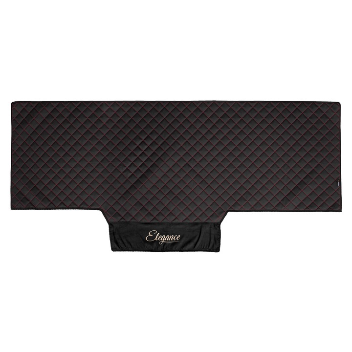 Fata de pat pentru camion, F-CORE, ELEGANCE Q, Negru/Rosu, Pat inferior, 1 piesă
