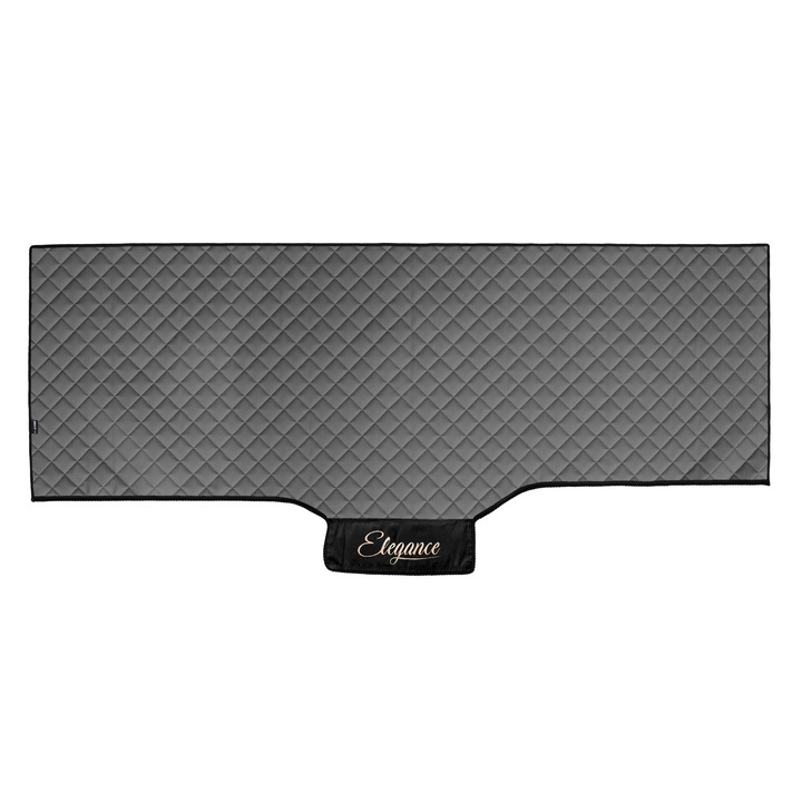 Husă pentru pat camion, F-CORE, ELEGANCE Q, gri, piele ecologică, 1 piesă