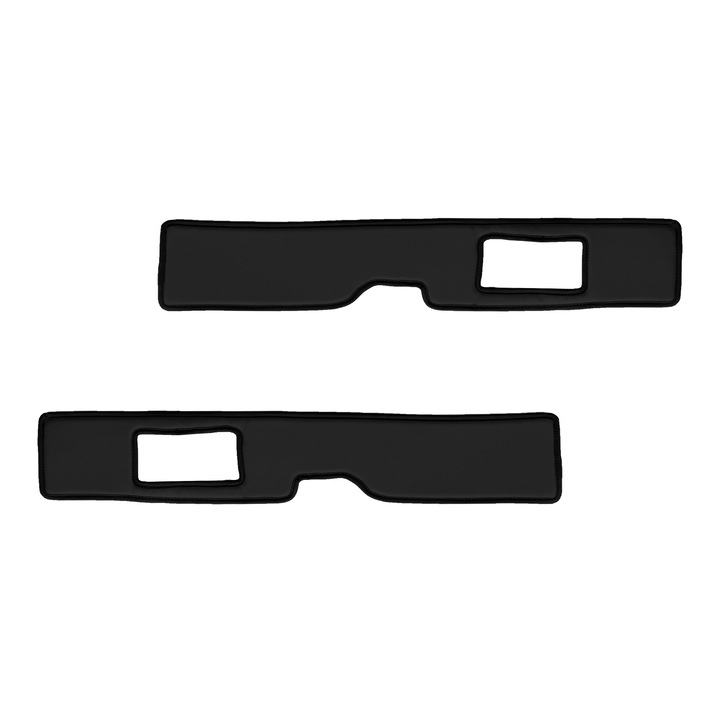 Husă bază scaun F-CORE ECO-PIELE S, 2 piese, piele ecologică, negru