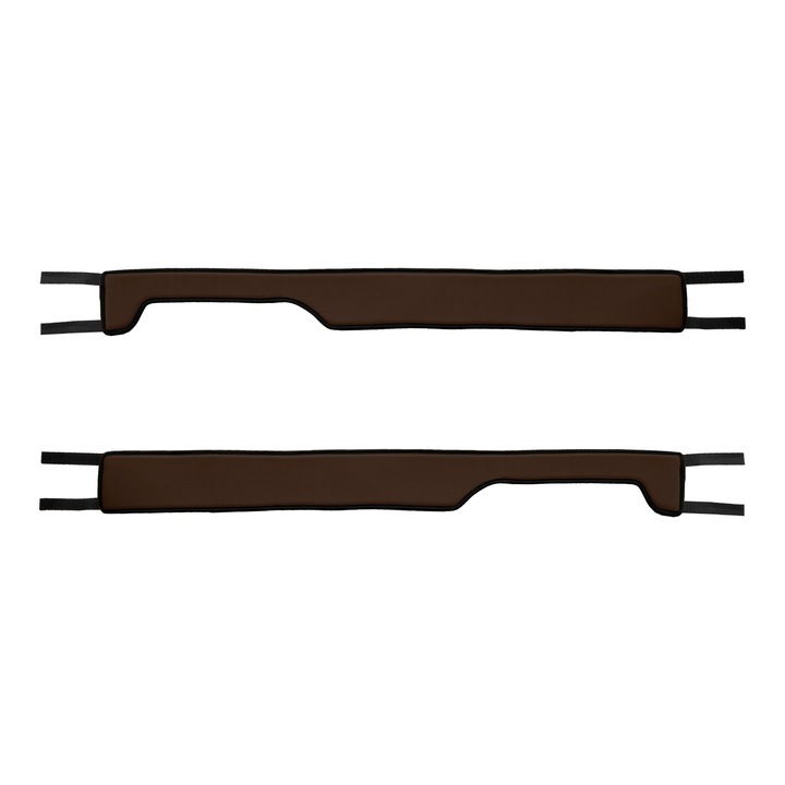 Husă bază scaun F-CORE ECO-PIELE S, maro, set 2 piese, piele ecologică