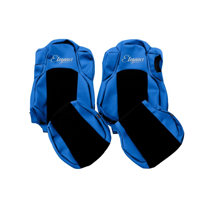 Huse scaune set 2, F-CORE, pentru Mercedes, ventilat, pliabil, albastru