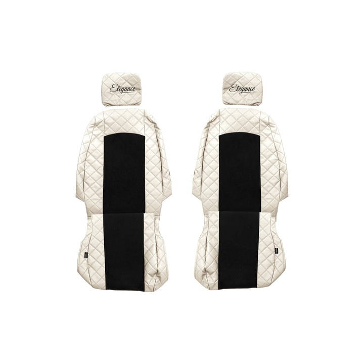 Huse scaune, F-CORE, ELEGANCE Q, 1+1, Sampanie, 2 piese