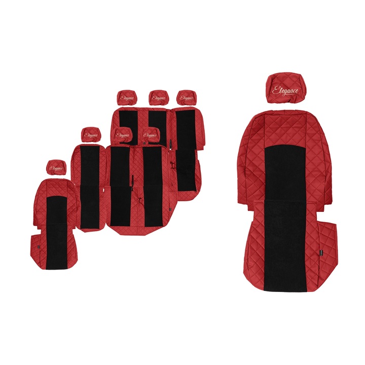 Huse scaune F-CORE, ELEGANCE Q, 8 locuri, multicolor, 1+1