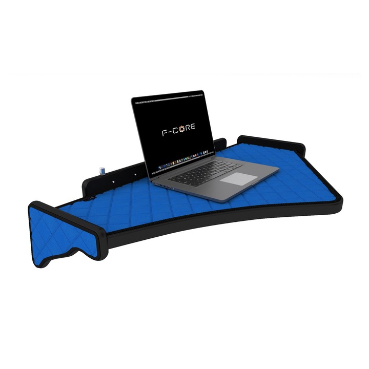 Masa bord F-CORE ELEGANCE Q, Albastru, Panou LED 24V, set pentru camioane