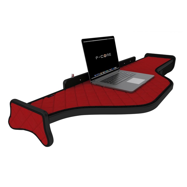 Teherautó Műszerfalasztal, F-CORE, az DAF XF 105 01.06-12.13, Hosszú, Fiókkal, LED panel 24V, Piros