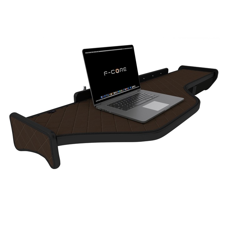 Teherautó Műszerfalasztal, F-CORE, az DAF XF 95 01.97-12.05, Hosszú, Fiókkal, LED panel 24V, Barna