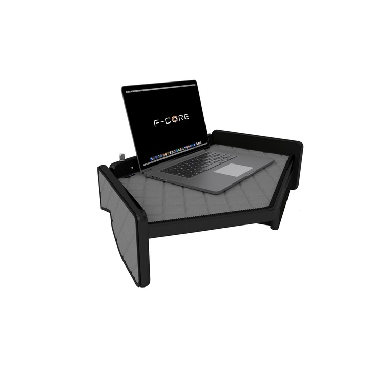 Teherautó Műszerfalasztal, F-CORE, az VOLVO FH 4 01.13-12.19, Fiókkal, Középső, Szürke