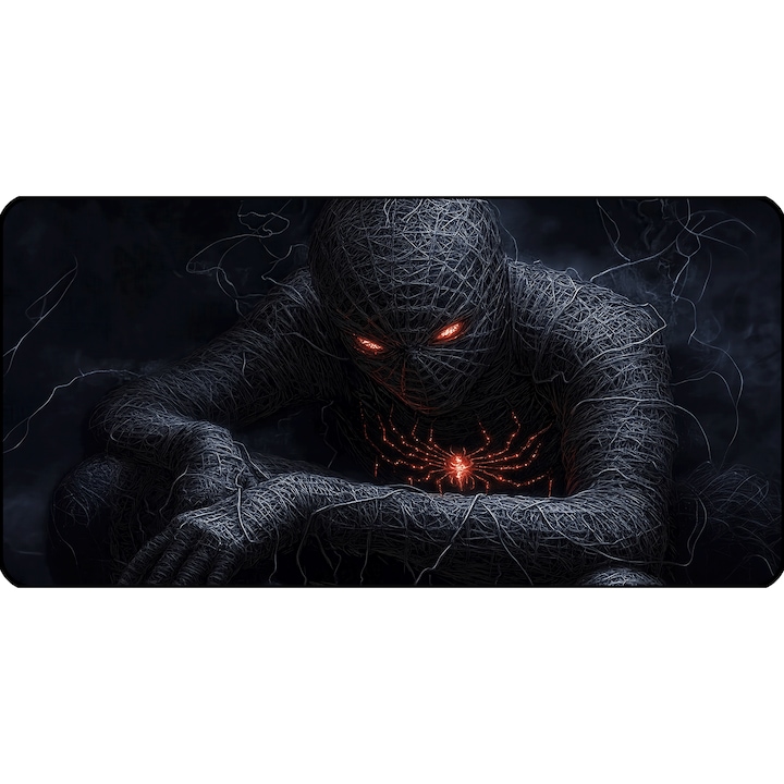 Mousepad Deskmat Spiderman dark 800x400x4 mm margini cusute Oktane
