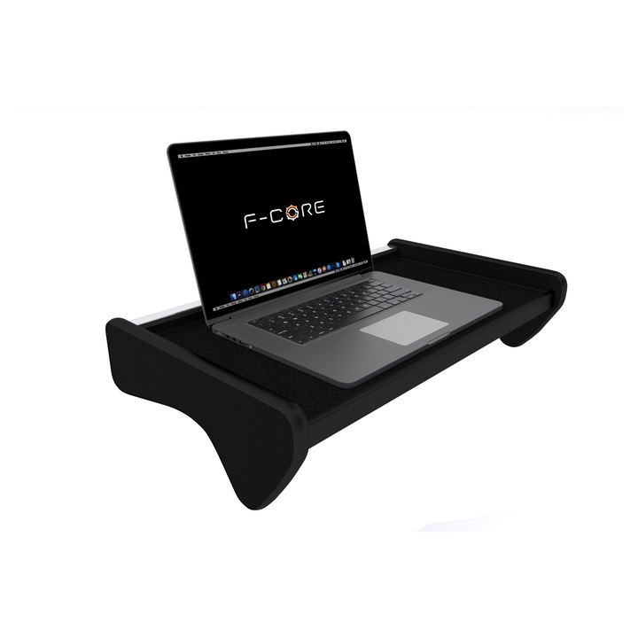 Masă bord F-CORE, seria CLASSIC, dreaptă, Neagră, pentru camioane