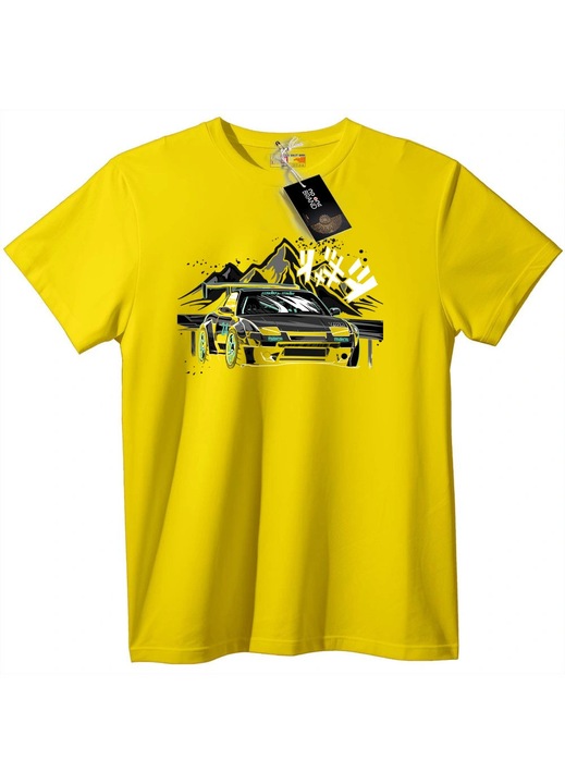 Tricou Nissan 180SX, Galben