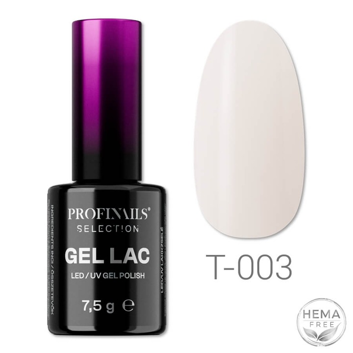 Oja semipermanenta, Profinails Selection, Gel Lac LED/UV 7, 5 g No. T 003