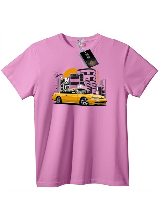 Tricou Nissan 180SX Cityscape, Rose Polemic