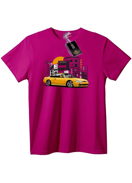 Tricou Nissan 180SX Cityscape, Lila