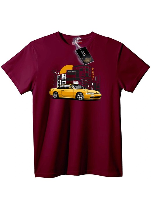 Tricou Nissan 180SX Cityscape, Visiniu