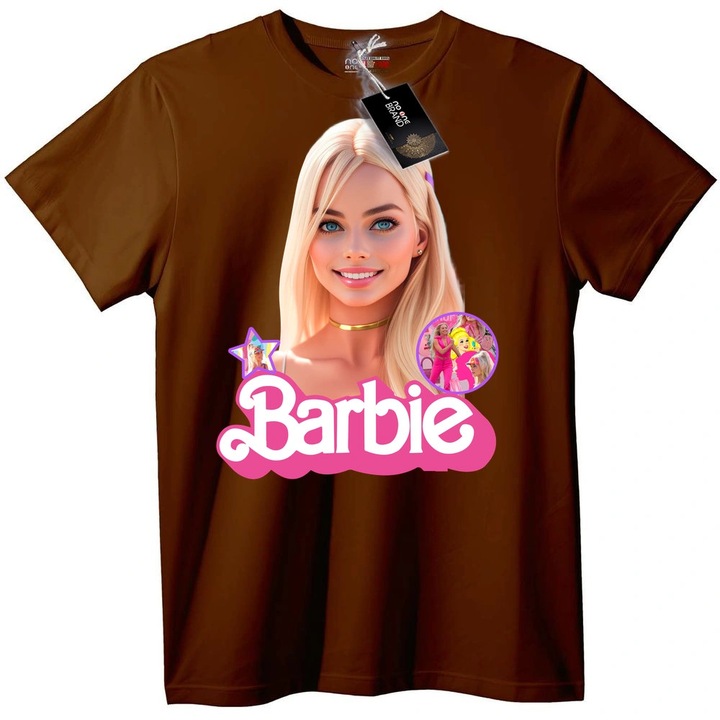 Szines Barbie polo, Barna