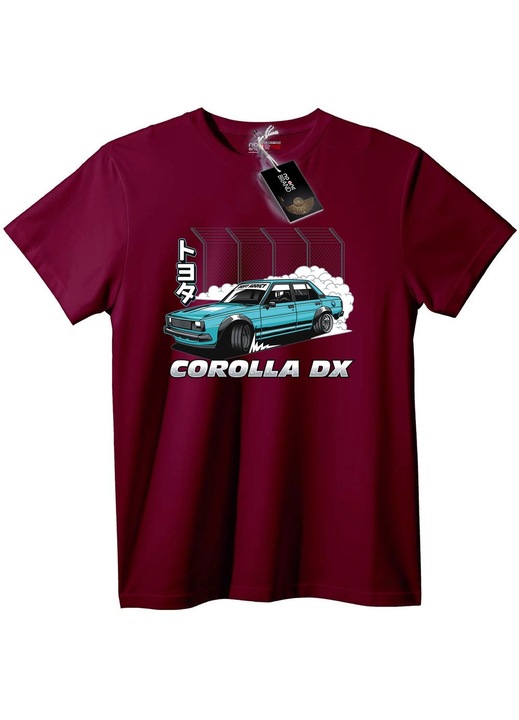 Tricou Toyota Corolla DX Automaniacnie, Visiniu