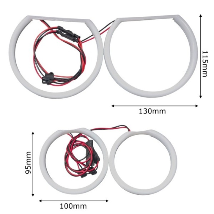BMW E60 Cotton LED Angel Eyes - Ангелски очи Pre facelift E60