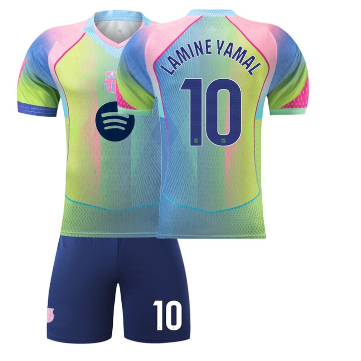 Tricou fotbal UEFA Champions League, Yamar, respirabil, poliester, set copii