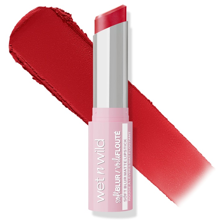 Червило, Wet n Wild, Soft Blur Matte, червен, 3.5г
