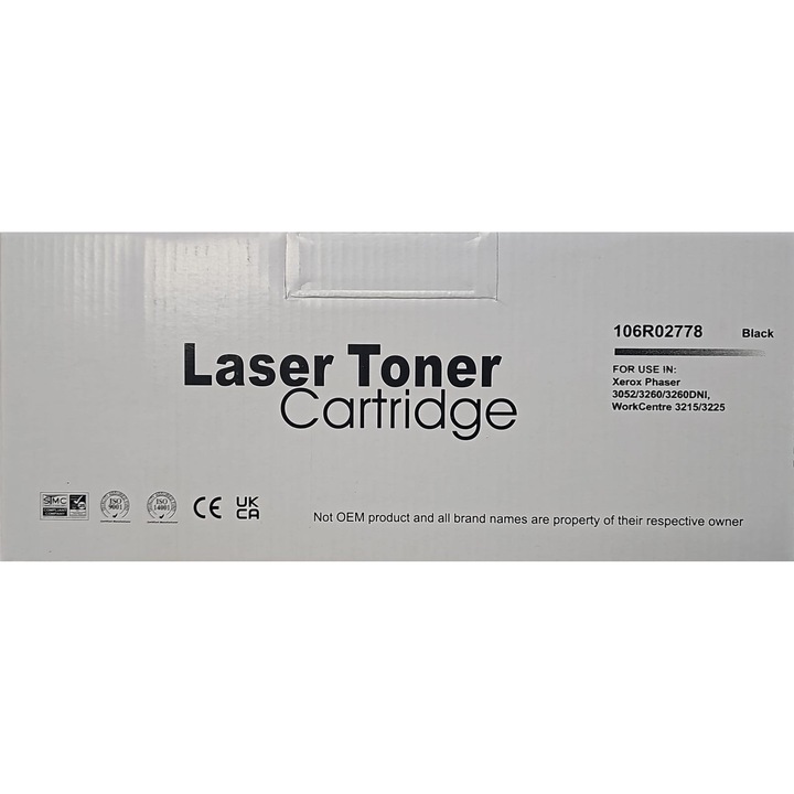Cartus toner compatibil TKH Xerox 3052, cu chip, 106R02778, 3000 pagini