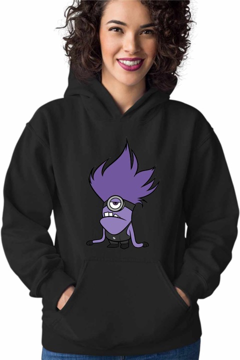 Hanorac Femei Bad Minion Despicable Minions, Negru
