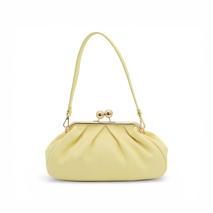 Geanta de mana din piele naturala Moranti, 2 buzunarefff