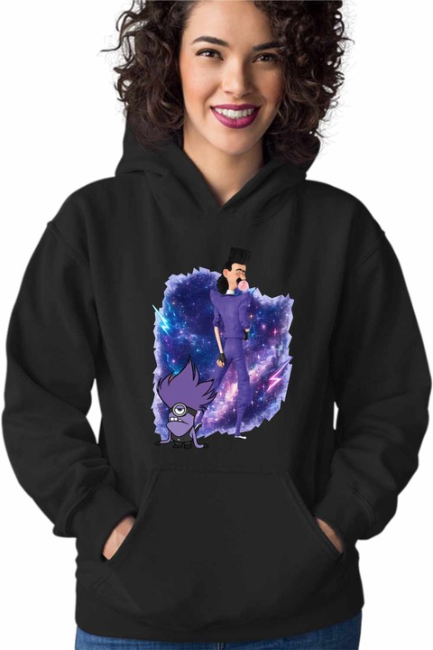 Hanorac Femei Balthazar Bratt Bad Minions Despicable, Negru