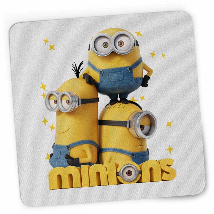 Mousepad Minions Team Despicable Minioni, 21x19cm